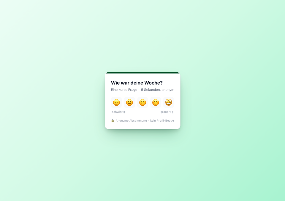 Pulse Check im Intranet: Stimmung messen, ohne Survey-Müdigkeit