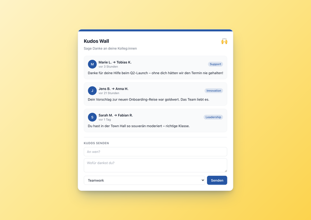 Kudos Wall Thumbnail