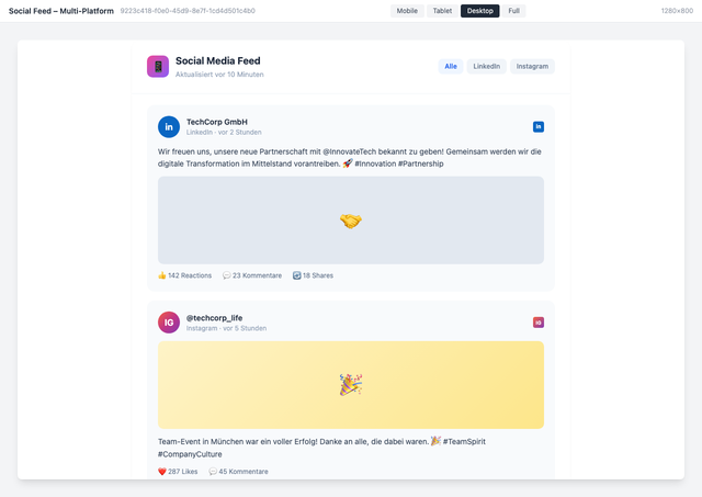 Social-Media Feed Thumbnail